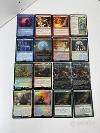 Lotto carte magic Il signore degli anelli + Rare