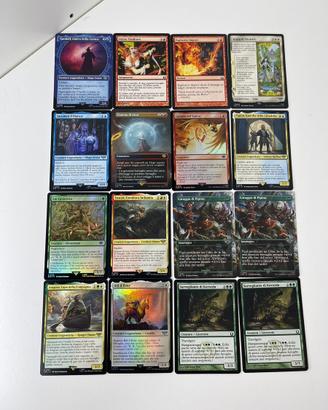 Lotto carte magic Il signore degli anelli + Rare