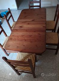 tavolo con sei sedie
