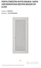 Portafinestra in pvc