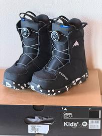 Burton Grom Boa kids 1k Scarponi Snowboard Bambino