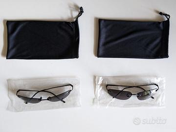 2 paia di occhiali da sole stile Matrix Neo