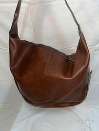 Borsa Pelle Stefano Serapian Marrone