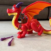 Paw Patrol Drago Sparks + personaggio Claw