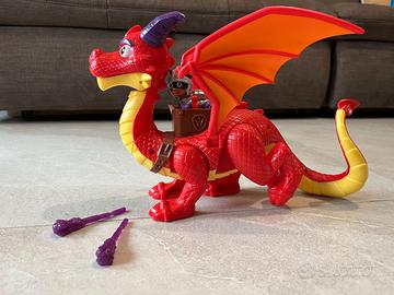Paw Patrol Drago Sparks + personaggio Claw