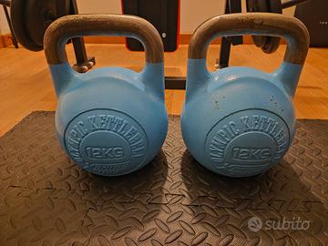 Coppia Kettlebell 12kg Xenios