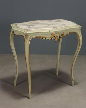 Tavolino in Stile in Legno Laccato - Inizio 900
