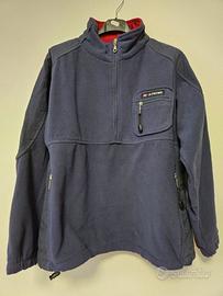 Maglione in Pile Blu Taglia L Uomo