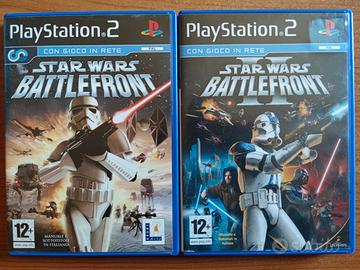 STAR WARS BATTLEFRONT I + II Ps2 PAL 🇮🇹 COMPLETI