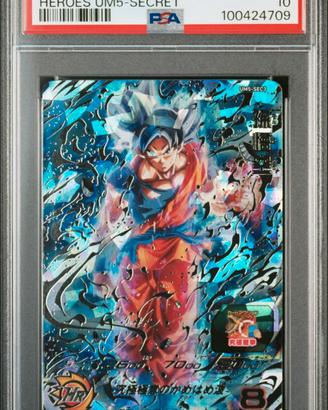 PSA 10 SON GOKU UM5-SEC3 DRAGON BALL HEROES JAP