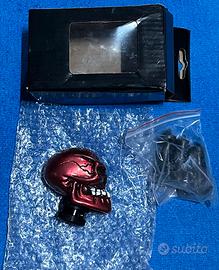 Pomello auto teschio rosso