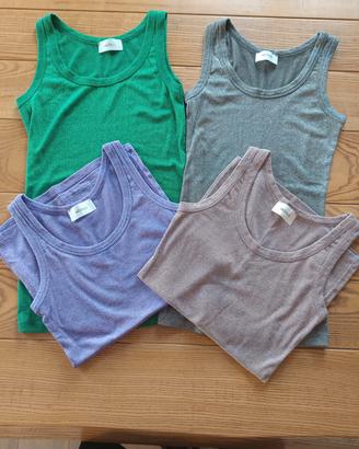 canotte lurex taglia S