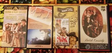 4 VHS videocassette film western