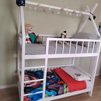 lettino a castello artigianale 