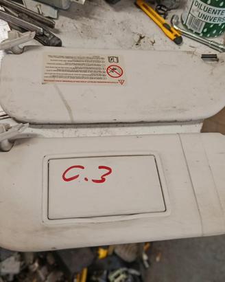COPPIA ALETTE PARASOLE CITROEN C3 2009-16