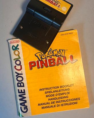 Pokémon Pinball Game Boy Originale + Manuale