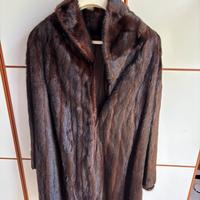Pelliccia corta in visone originale  scuro