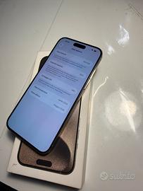 Iphone 15 pro max 256 titanio naturale