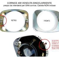 Cornice faro cromata vecchio modello Dyane Mehari