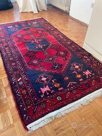 Tappeto persiano annodato a mano – stile tribale