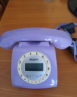 telefono casa  colore lilla 