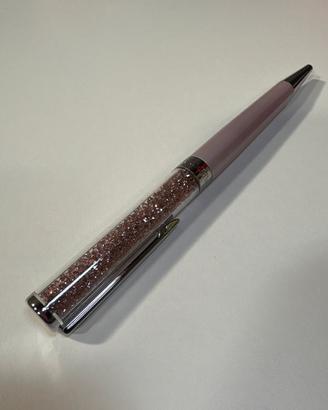 Penna Swarovski rosa brillantini