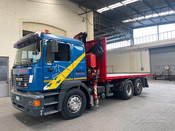 MAN 19.414 con gru FASSI 230