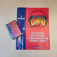 Musicassetta karaoke "Canto anch'io" con Manuale 