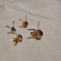 Famiglia coniglietti vetro di murano
