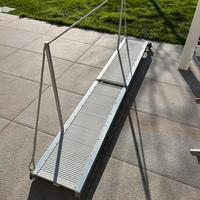 Passerella pedonale in alluminio