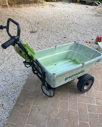 Cariola elettrica greenworks