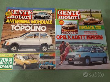 Gente motori 1984 2 copie Marzo Settembre Fiat