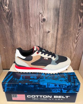 Sneakers Cotton Belt Uomo Taglia 43 Nylon Mesh