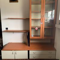 Vetrina mibile soggiorno atteezzata