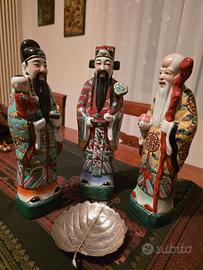 Re Magi Cinesi in fine ceramica