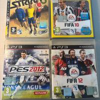 Lotto 4 Giochi PS3 Calcio - FIFA e PES