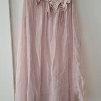 Vestito rosa antico