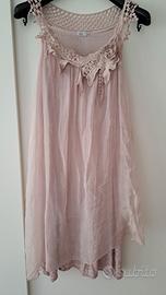 Vestito rosa antico