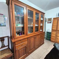 Credenza con cristalliera