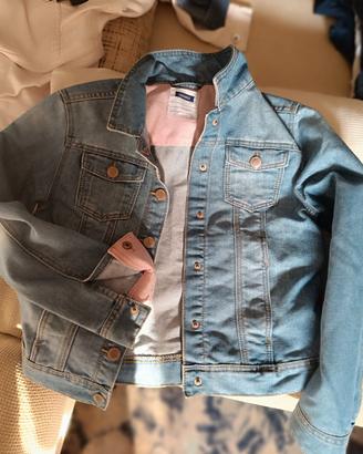 Giubbino in jeans bambina