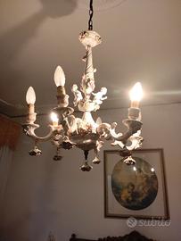 lampadario Capodimonte 