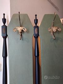 Attaccapanni a colonnine  da parete vintage