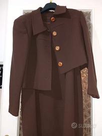 Completo Vintage Marrone Cioccolato - Giacca Crop