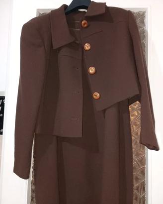 Completo Vintage Marrone Cioccolato - Giacca Crop