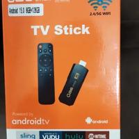 Tv stick Android 15.0 8gb-128gb 4K telecomando 
