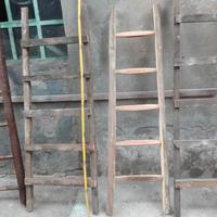 Antica vecchia scala pioli legno arredo