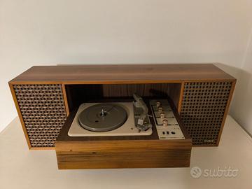 Giradischi Vintage GBC fv781 ELAC 160 Fine anni 60