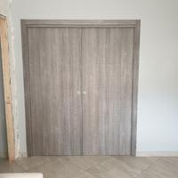 porta scorrevole rovere grigio