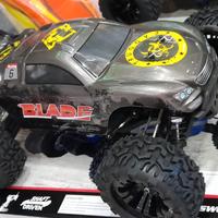 RH1011MILITARY THOR Mega Truck 1:10 telaio in Meta