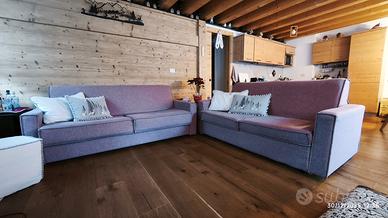 Coppia di divani 2/3 posti ( uno divano letto)